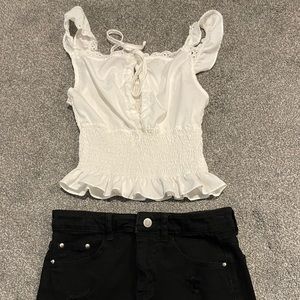 Women’s white tank